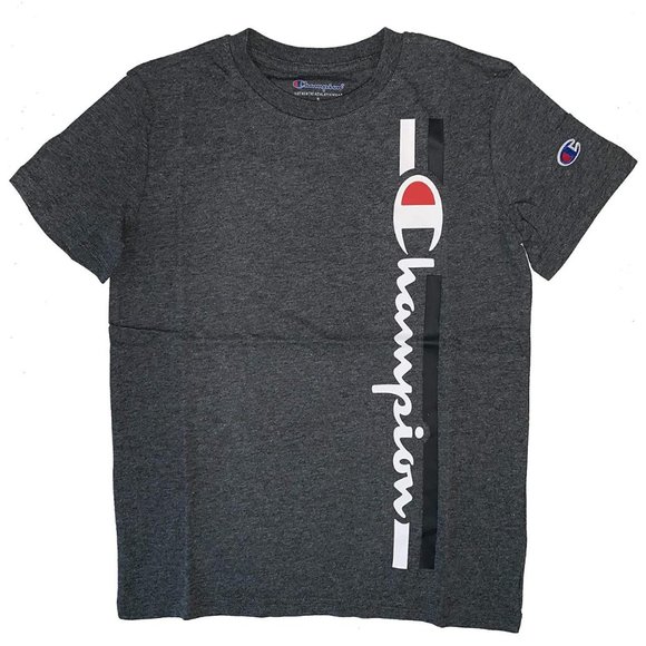 Champion Men's T-Shirt Vertical Script Logo - Picture 3 of 4